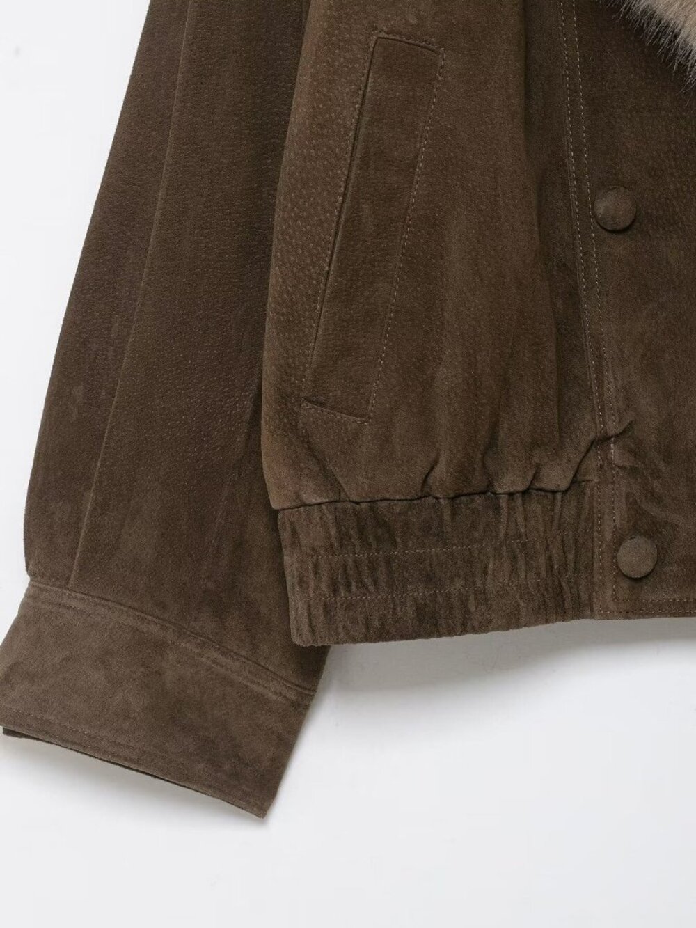Grayish Brown Casual Women's Jacket - Picture 9 of 11